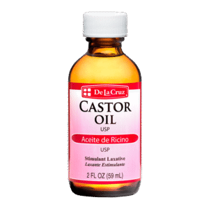 De La Cruz Pure Castor Oil for Eyelashes and Eyebrows, Hair & Skin, 2 fl Oz